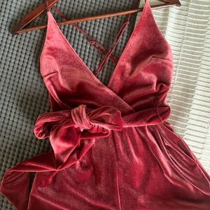 Express Velvet jumpsuit